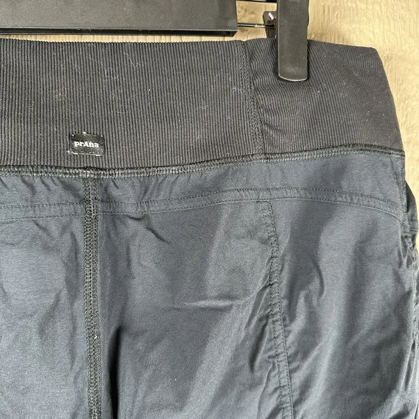 prAna Koen Capri Pants Women Large Black Stretch Hiking Travel Outdoor Gorpcore - Image 5
