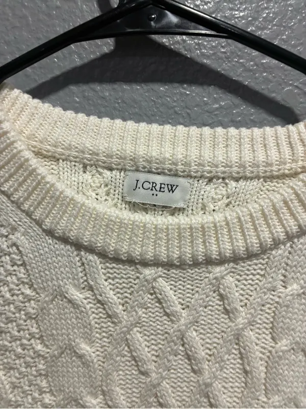 J.Crew cable-knit crewneck sweater - Image 4