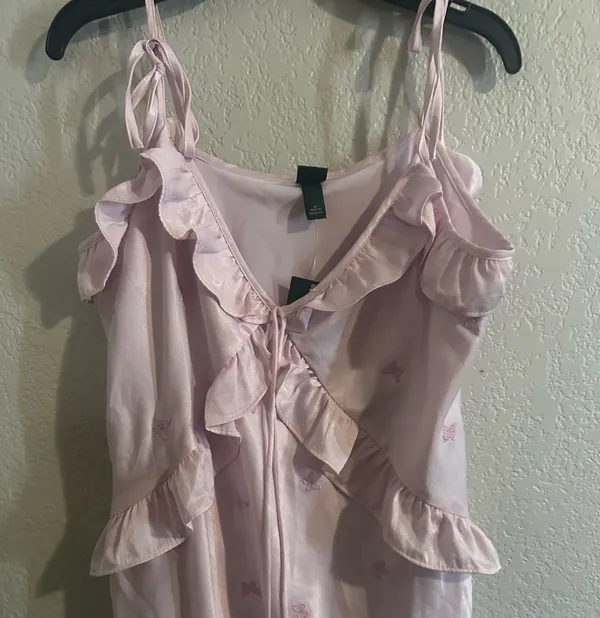 Wild Fable Pink silk maxi dress - Image 2