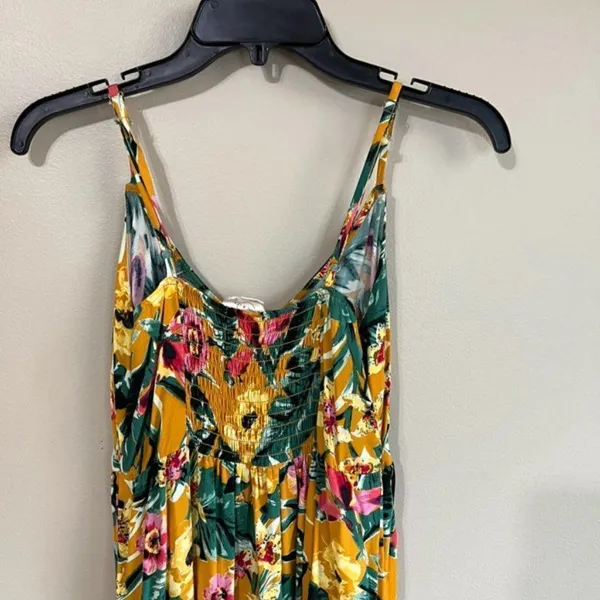 Parc & Lex small‎ yellow hi-low dress - Image 4