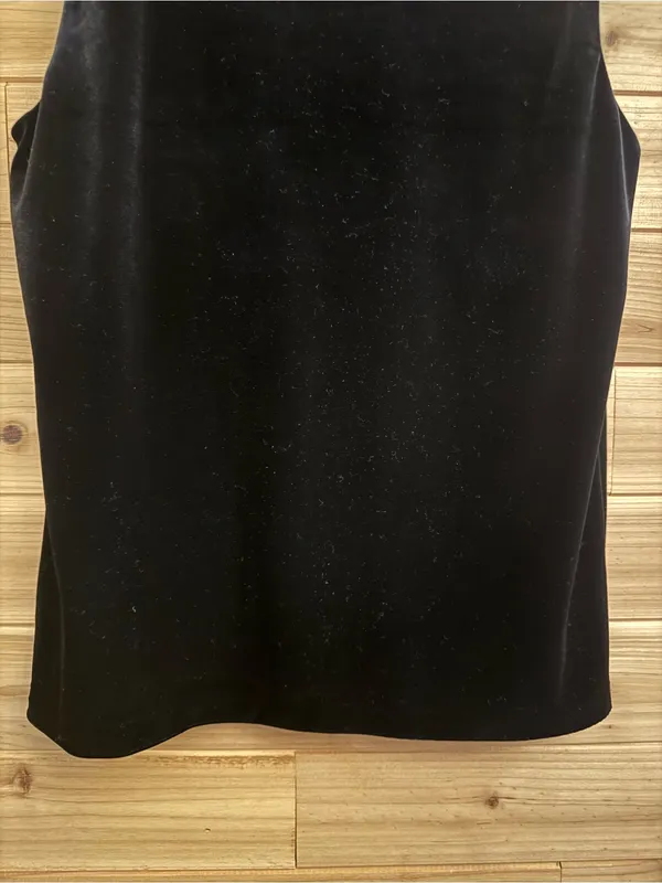Lauren Ralph Lauren Medium Sleeveless Velvet Cowlneck Turtleneck Blouse Top - Image 4