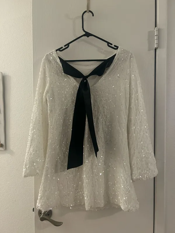 Sequin dress White - Image 2