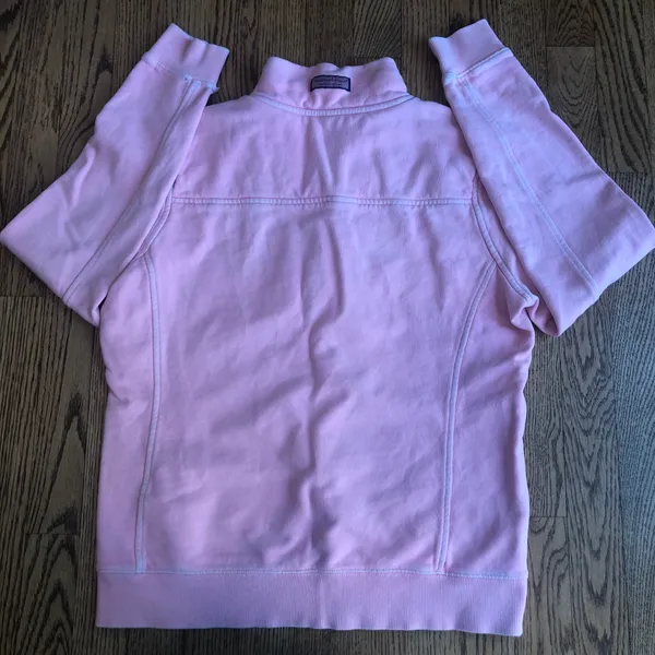 Vineyard Vines 1/4 Quarter Zip Pullover Pink - Image 2