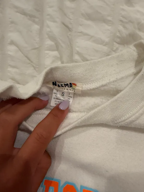 california sweatshirt White - Image 3