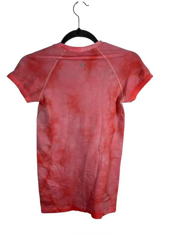 Lululemon Swiftly Tech Short Sleeve Shirt 2.0 Marble‎ Dye Raspberry Cream 4 - Image 4