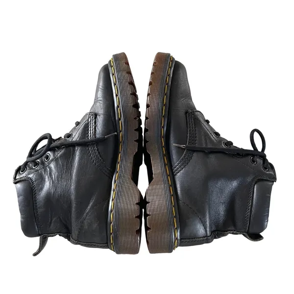 Dr. Martens 939 Boot Women 6.5 Black Made in England Vintage Padded Collar 6-Eye - Image 2