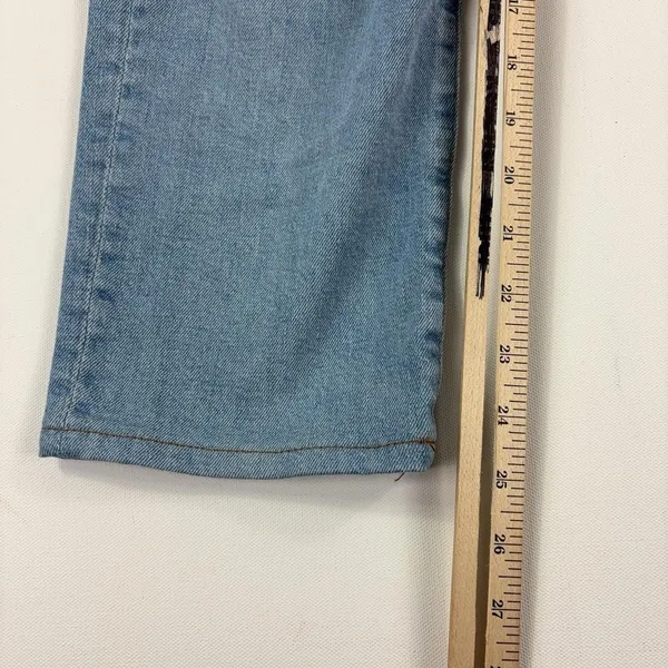 Madewell Perfect Vintage Straight Jeans Womens 23 Blue Light Wash Distressed - Image 3
