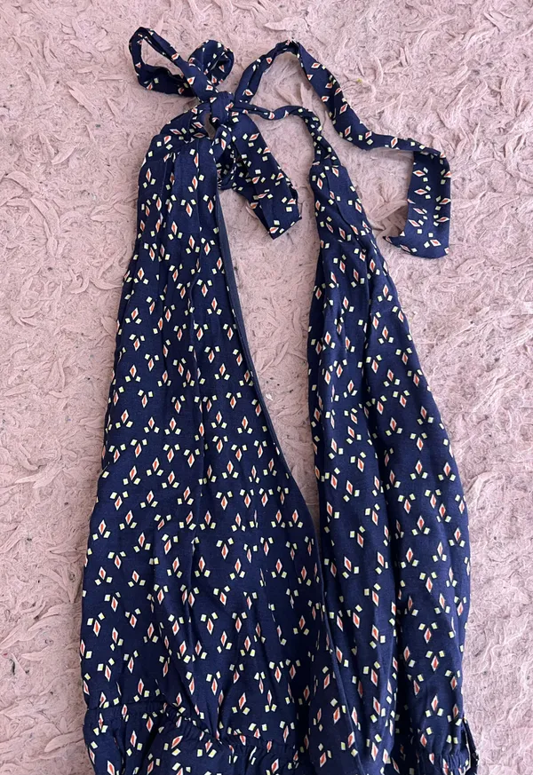 Blue flower romper  - Image 3