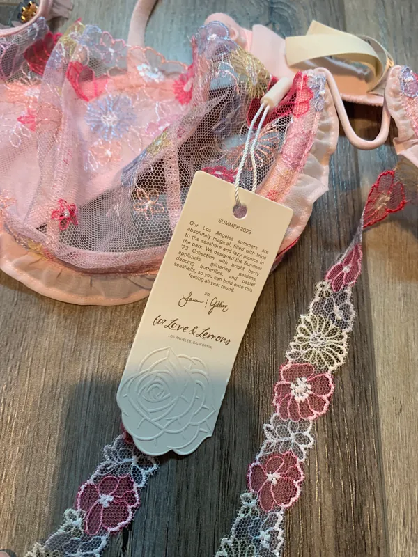 For Love And Lemons Greenhouse Garden Underwire Bra - Image 3