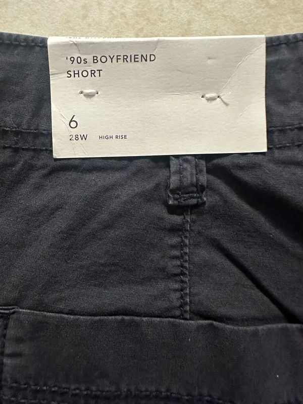 American Eagle Outfitters Black High Rise 90’s Boyfriend Short - Image 3