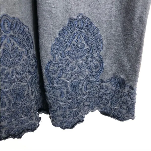 Anthro Saturday Sunday‎ grey embroidered dress small - Image 8