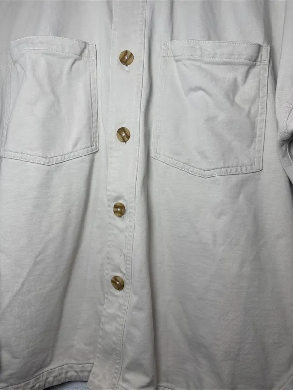 Vuori Mackenzie Shirt Jacket - Ivory/Cream size M/L - Image 4