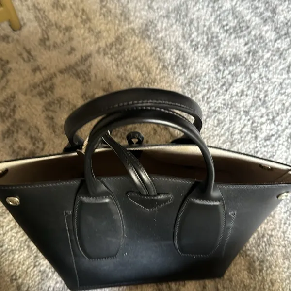 Longchamp LE ROSEAU S HANDBANG Black - Leather - Image 6