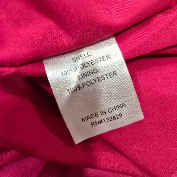 MORE TO COME Mileva Ruched Mini Dress in Fuchsia - Image 7