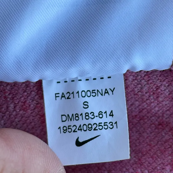 Nike Hypernatural Therma-fit fleece half-zip sweater dessert berry size S small - Image 8