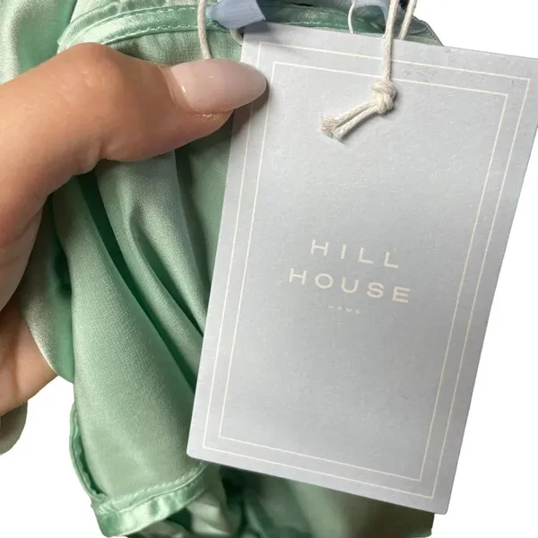 Hill‎ House The Nima Silk Wrap Dress in Mint Size Small - Image 11