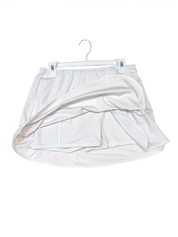 Xersion White EverUltra Tennis Skort Athletic Skirt Women's Medium - Image 4