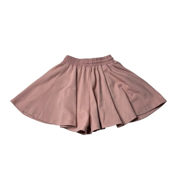 Bubblegum Pink Knit Mini Skort M NWT Preppy Coquette Barbiecore High Waist - Image 3