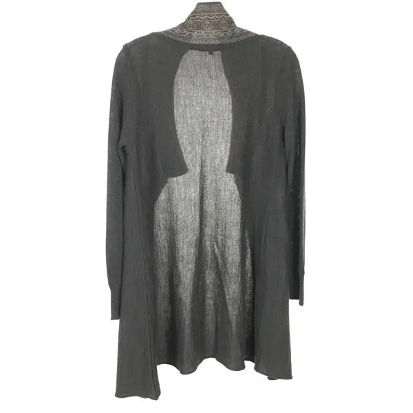 Womens Size Medium LO. RI. Made in Italy Wool Blend Longline Cardigan Sweater - Image 3