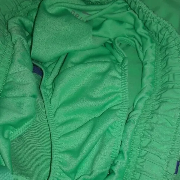 Nike Dri-Fit Green Purple Athletic Workout Shorts v6x - Image 4