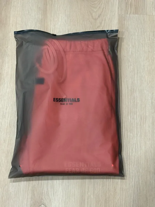 Essentials Fear of God Coral Hoodie and Pant Set XS - Image 6