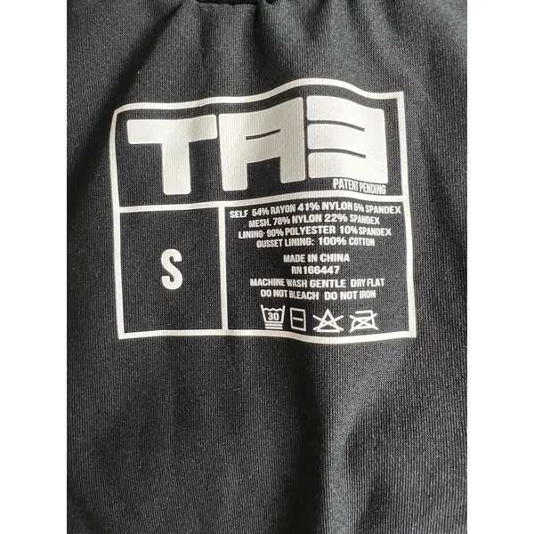 Ta3 LS Squary Bodysuit in Black Size Small - Image 5