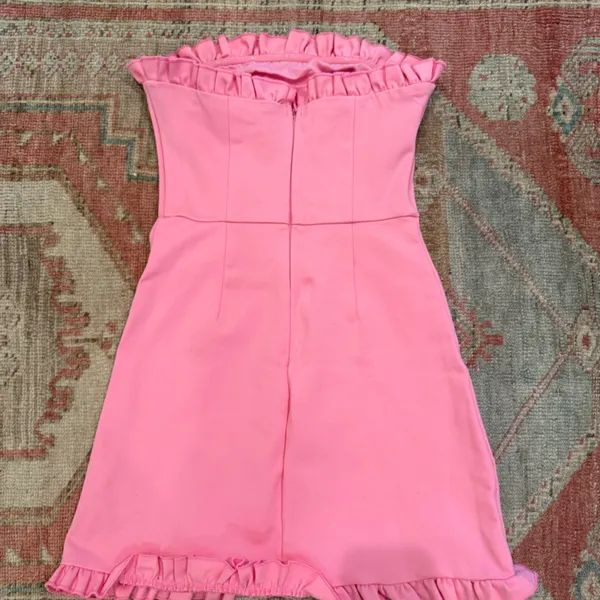 Lulus Little Lovely Light Pink Strapless Mini Dress - Image 4