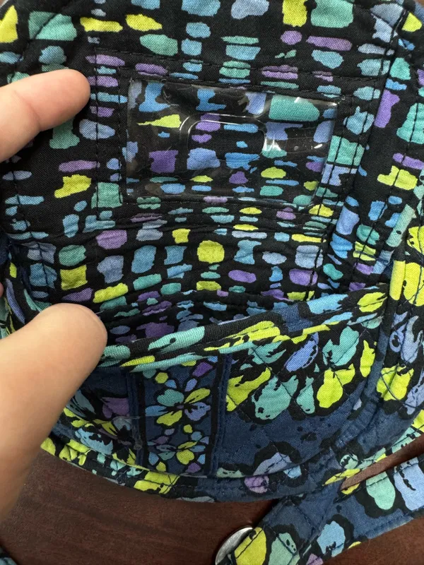 Vera Bradley Lizzy Indigo Pop Crossbody Purse - Image 5