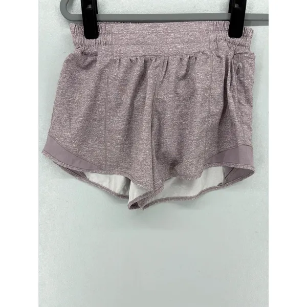 lululemon Womens Tracker Short V Heathered Dusty Mauve Athletic Running 4 Tall - Image 2
