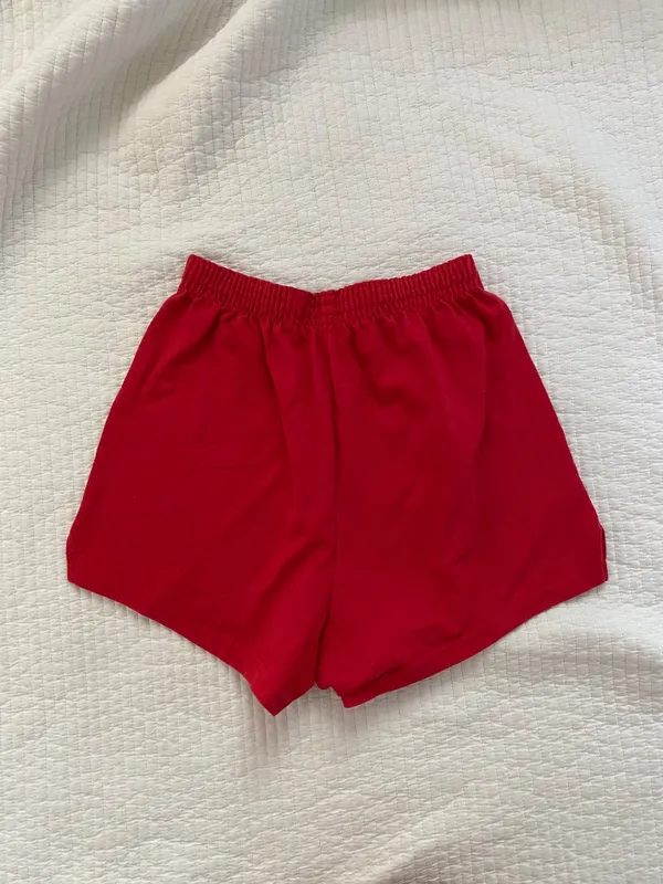 Red vintage y2k Soffe shorts - Image 4