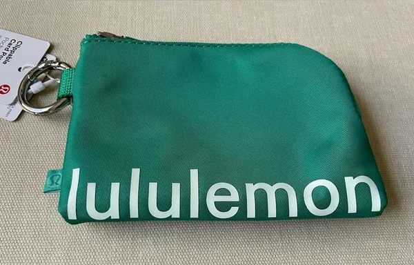Lululemon Clippable Card Pouch - Maldives Green/Mint Moment - Image 6