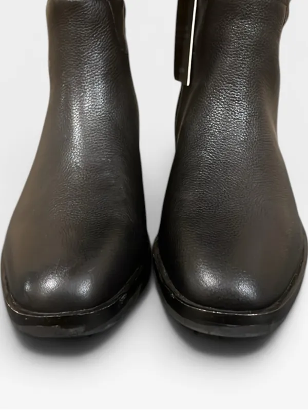Vince Camuto Jorshie2 Black Leather Wide Calf Riding Boots NWT 7 - Image 4