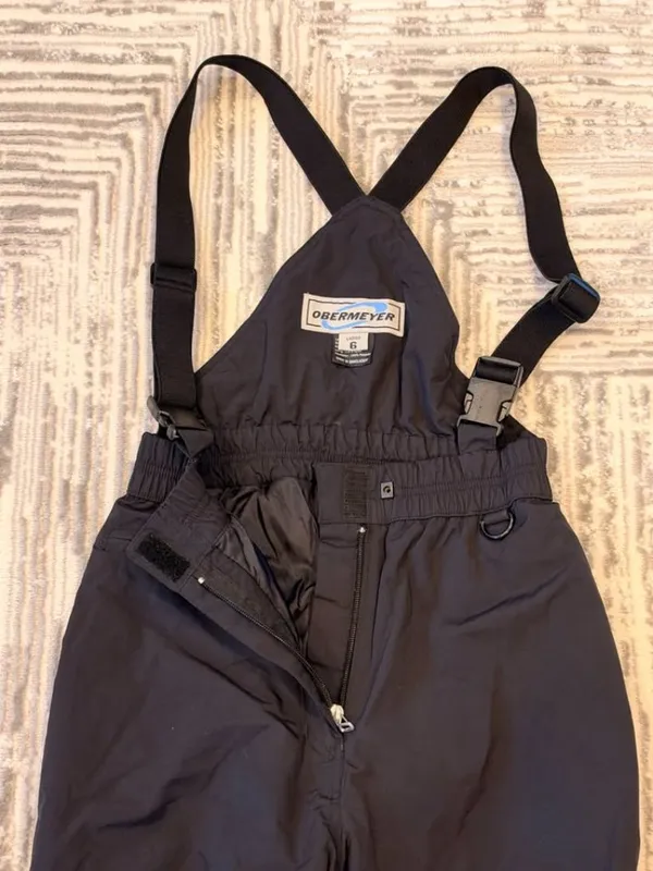 Obermeyer women's size 6 black ski snow bib Retails $150 - Image 3