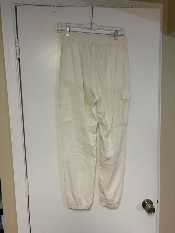 Love Tree White Linen Pants NWOT - Image 2