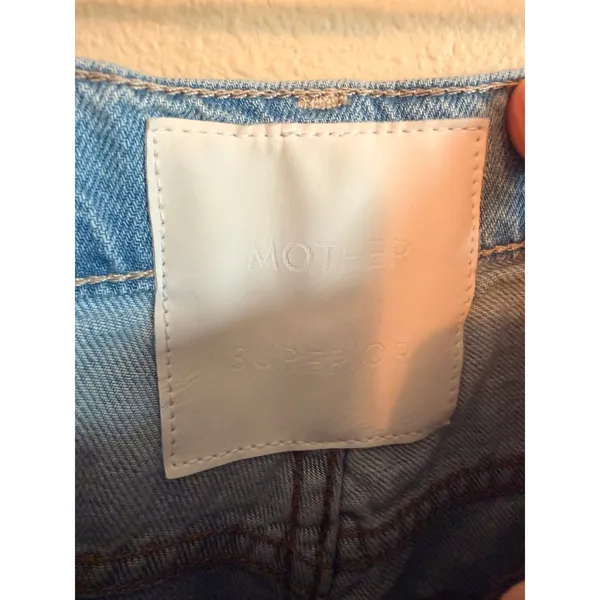 MOTHER Jeans Women 28 Light Blue The Ditcher Crop High‎ Rise Straight Leg Denim - Image 6