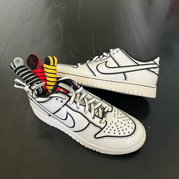 New NIKE LEGO Dunk Low GS 'Sail' - Image 3