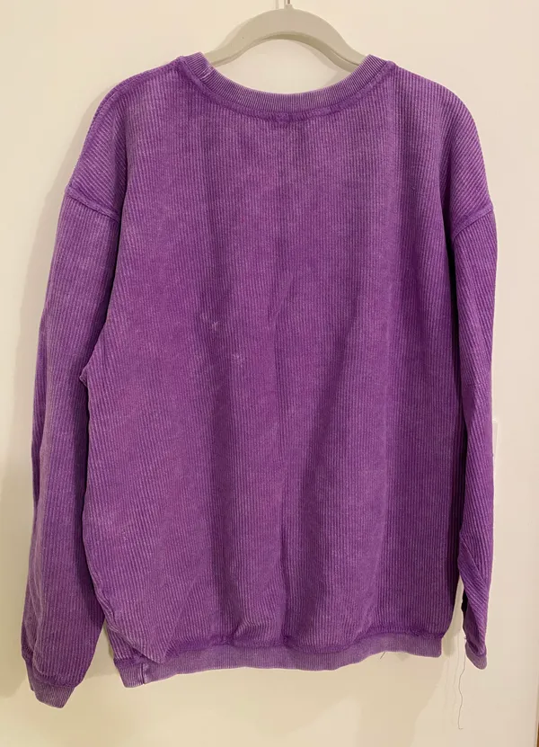 Clemson University Sweatshirt Purple Size M - Image 2