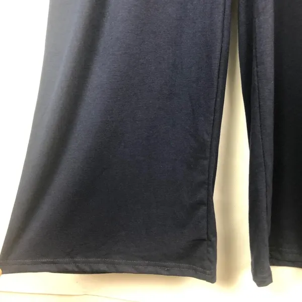 Women's Short Sleeve Blue Jumpsuit Size Medium - Image 9