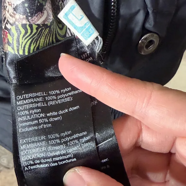 Burton Women's Down Insulated Hooded Ski Snowboard‎ Jacket Black Size S - Image 5