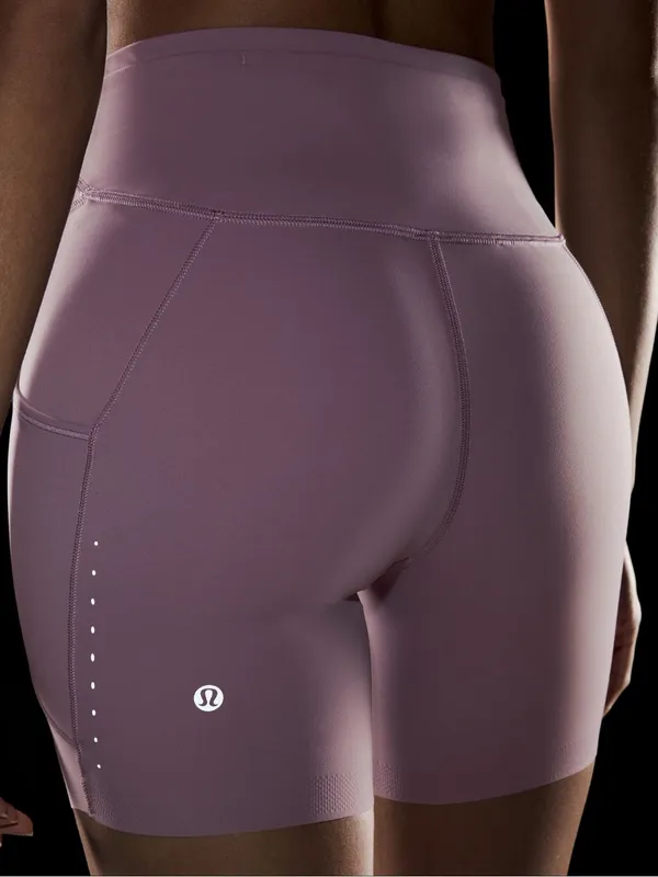 Lululemon NWT Fast and Free High-Rise Short 6" 5 Pocket lavender lux - Image 7