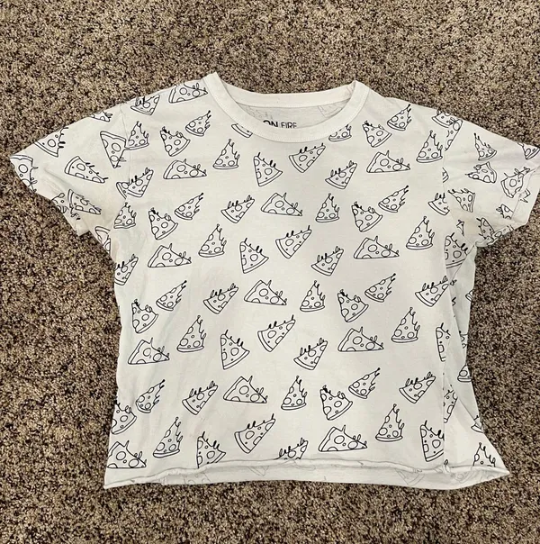 Pizza Crop Top Size L - Image 2