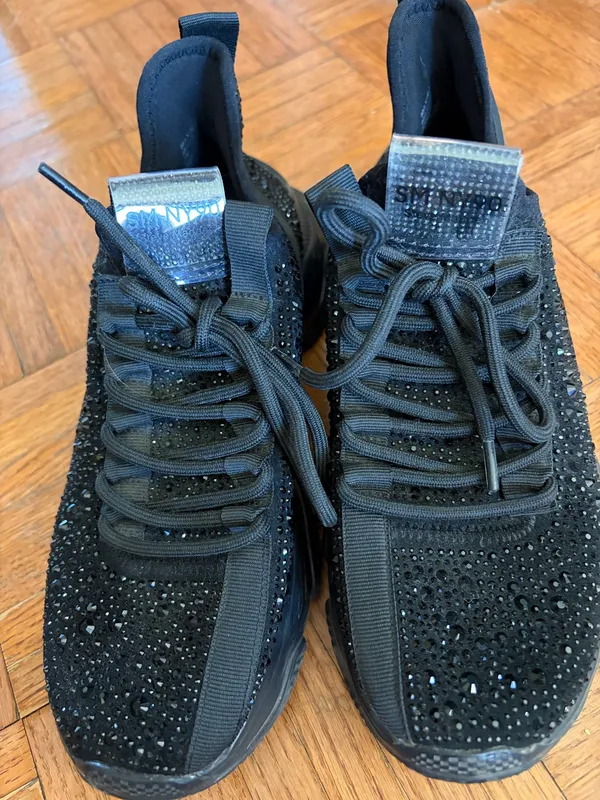Steve Madden Maxima Rhinestone Sneakers - Image 4