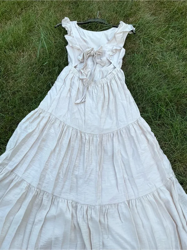 Cute Ruffle Tie-Back Maxi Dress 🌸 - Image 2
