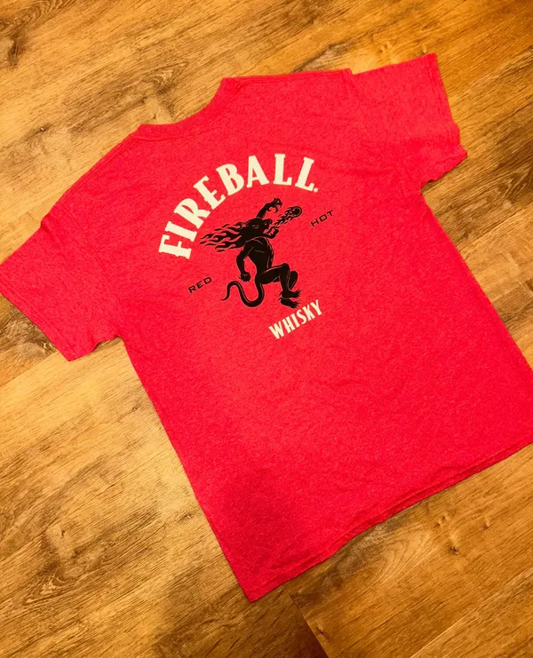 Fireball Large Tee Red - Image 2