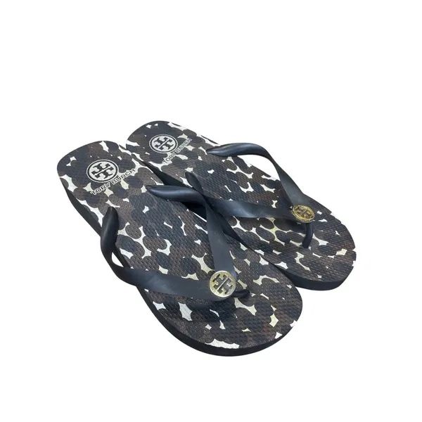 Tory Burch wms black cameo spring summer sandals sz 8 SKU 9892 - Image 10