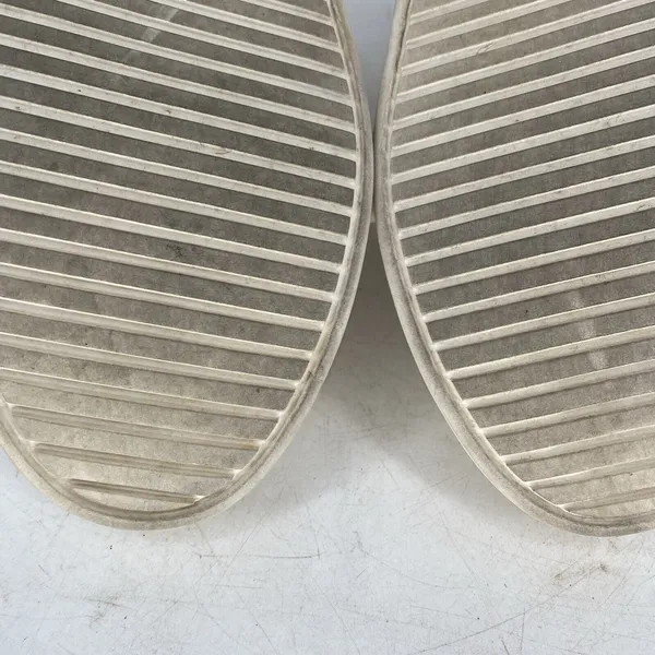 UGG Scape Platform Sneakers Womens Size 9 White Leather Lace Up Casual Shoes - Image 7