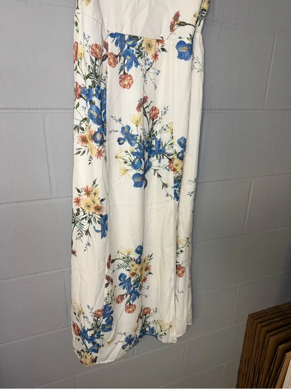 NWT Baltic Born Kristen Midi Dress in Cream Floral Women’s Size XS Smocked Back - Image 5