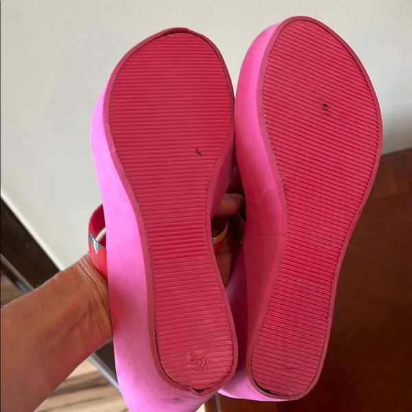 Gianni Bini Pink Jeweled Sandals - Image 7