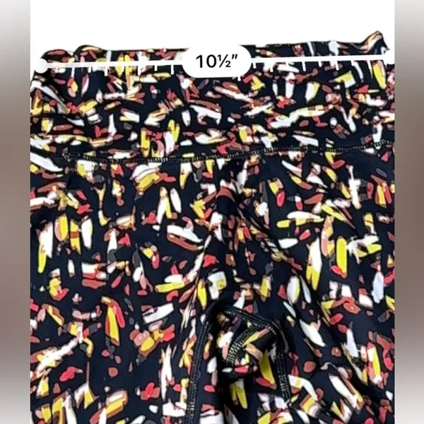 Aerie Offline Goals High‎ Waisted Black Multicolor Abstract Leggings Size S - Image 12