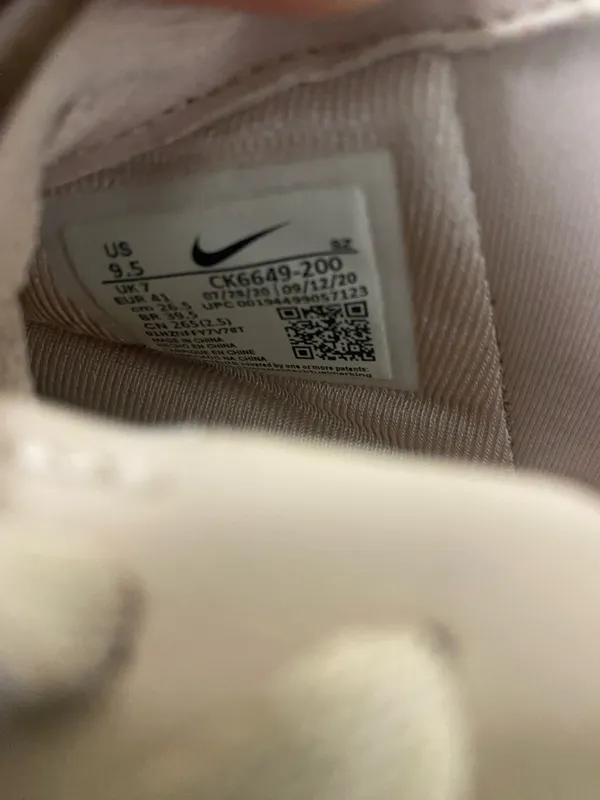 Nike Air Force 1 Pixel Particle Beige W Womens Size 9.5 - Image 7